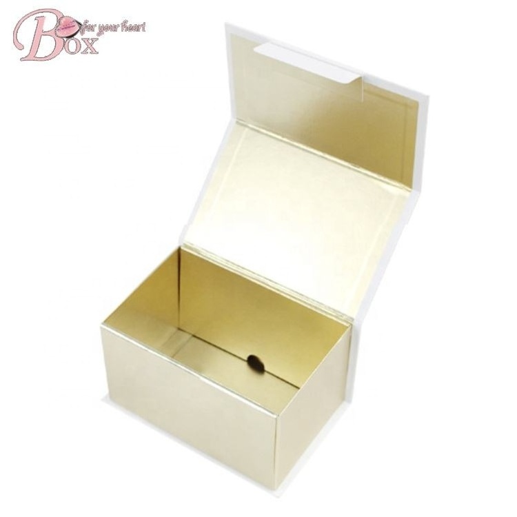 Custom design clothes magnetic foldable box flip Cardboard Wholesale shoe gift paper folding clamshell boxes