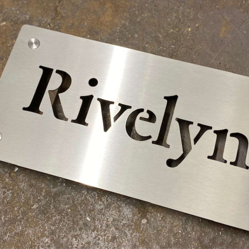 Shicheng Custom Outdoor Metal Sign Stainless Steel Store Board with Bronze Brass Plaques UV Printed Carved Company Logo