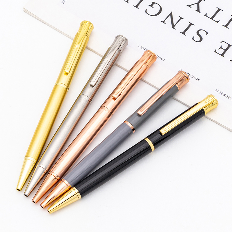 Gift Promotional Ball Pen Customized Logo Black office supplies luxury VIP ballpen