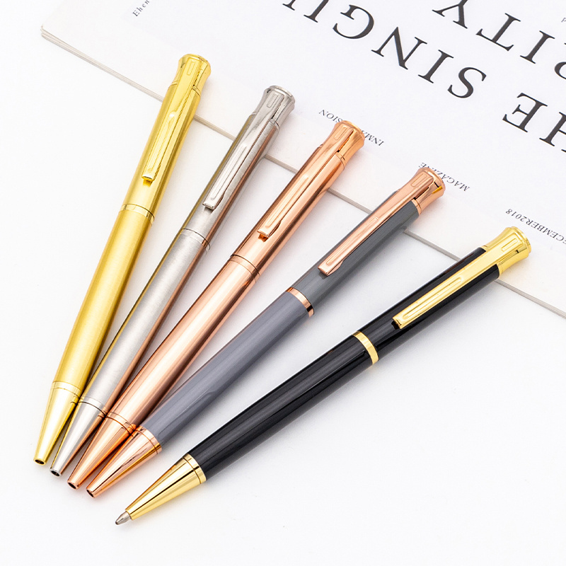 Gift Promotional Ball Pen Customized Logo Black office supplies luxury VIP ballpen