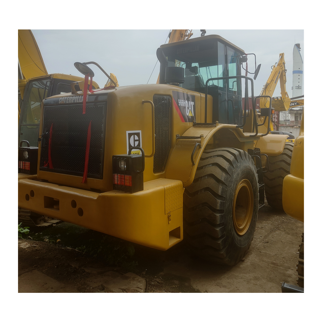 Used Caterpillar 966H wheel loader second hand road construction machinery CAT966H loader with large load capacity cheap price