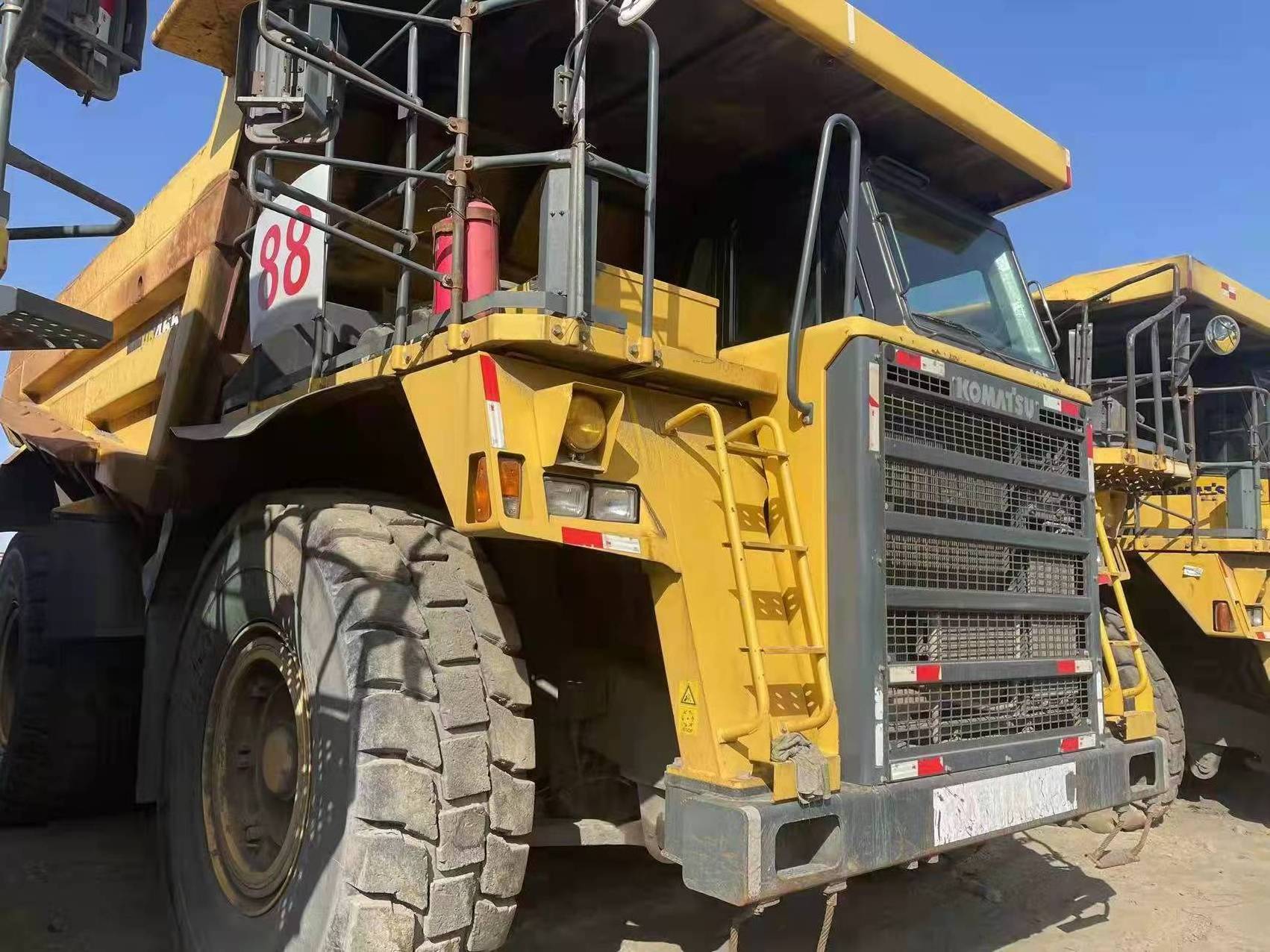 Original Komatsu HD465-7 off-highway dump truck 55 ton heavy machine with automatic gearbox and good condition in Shanghai