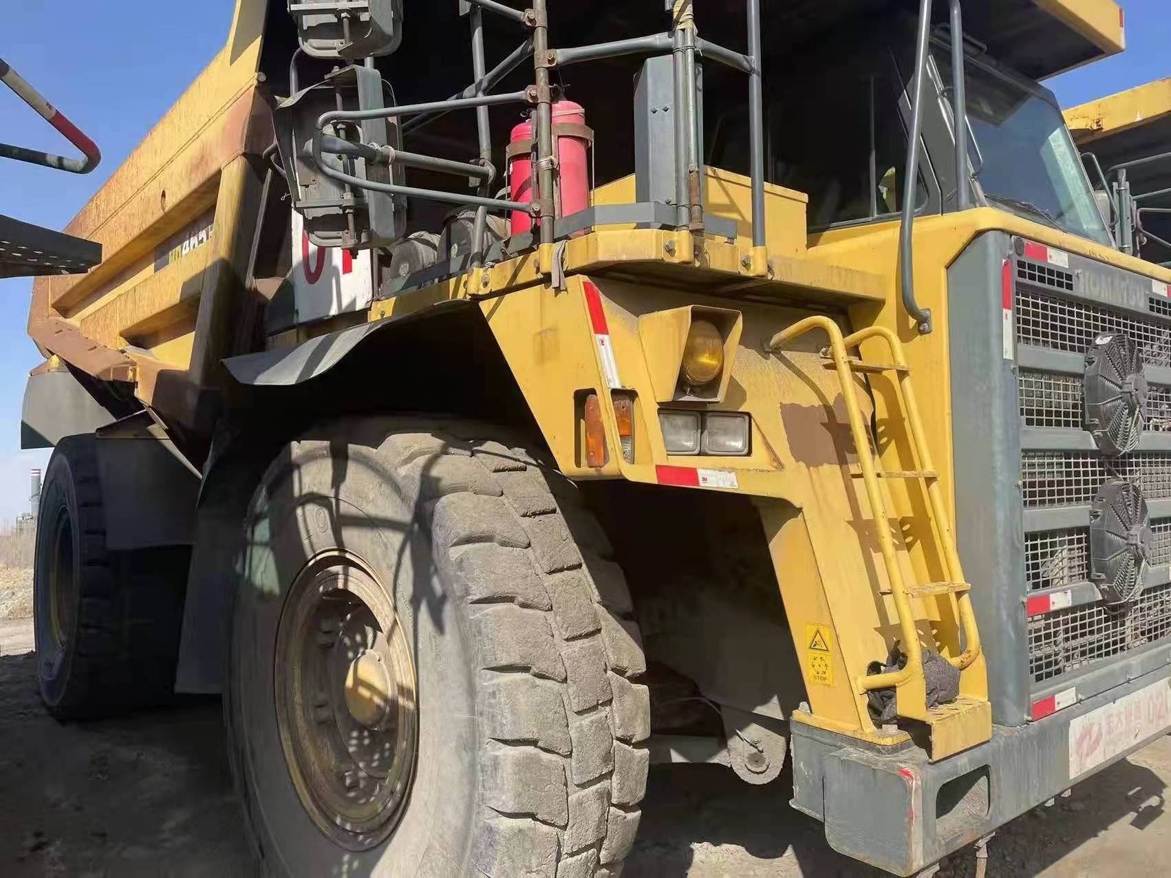 Original Imported used dump truck Komatsu HD465-7 55 ton Japan second hand dump truck in good condition