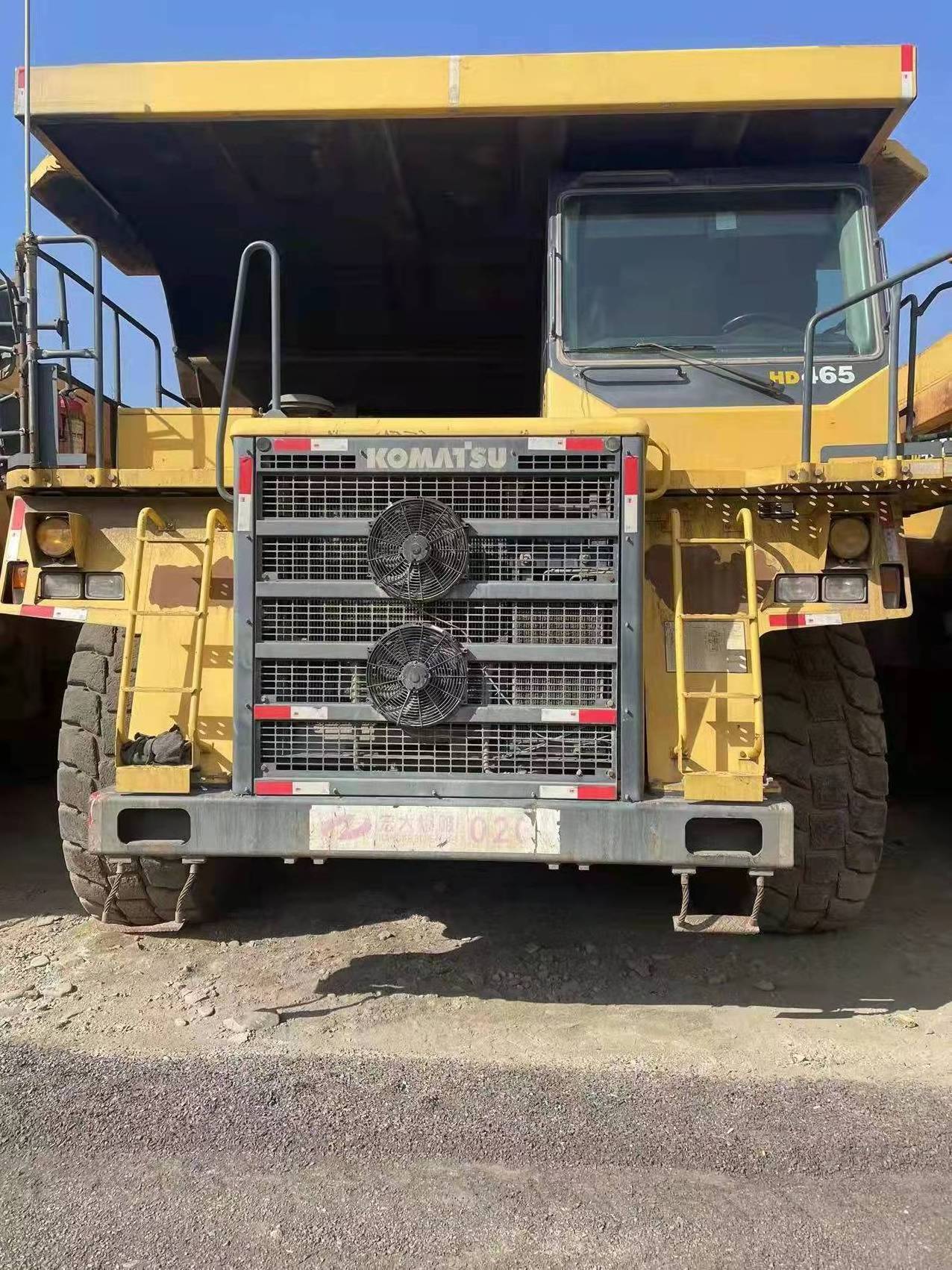 Original Imported used dump truck Komatsu HD465-7 55 ton Japan second hand dump truck in good condition