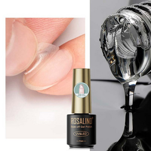 ROSALIND professional manicure nails art uv/led light protector nail base gel polish glue 7ml peel off base coat for wholesale