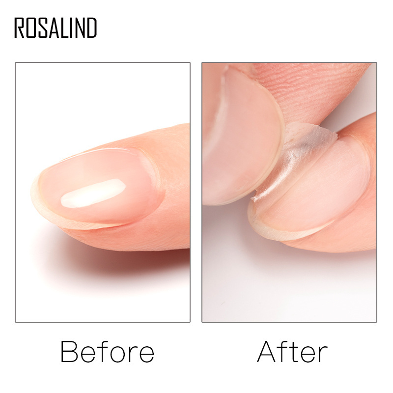 ROSALIND professional manicure nails art uv/led light protector nail base gel polish glue 7ml peel off base coat for wholesale