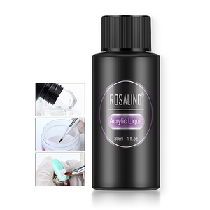 ROSALIND wholesale nail art tools custom logo acrylic powder system 30ml monomer acrylic liquid for nails acrylic powder