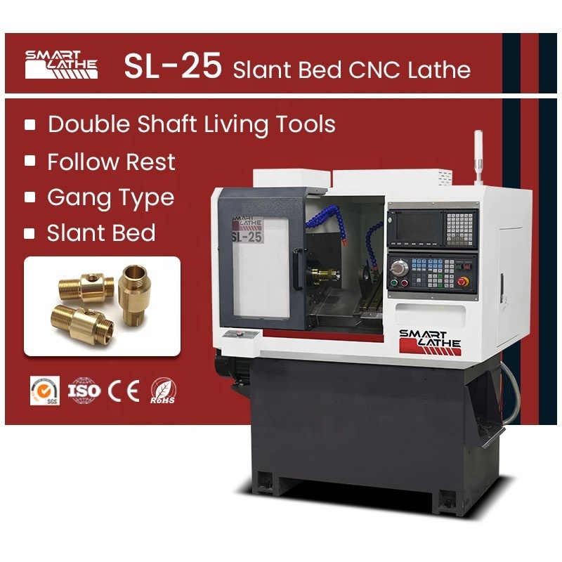 Low Maintenance Cost slant bed mini cnc lathe slant bed cnc lathe with oil mist collector cnc lathe