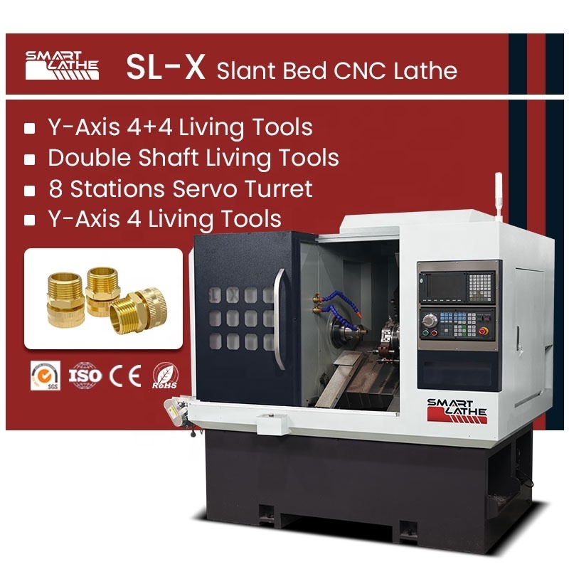 CNC Lathe Machine Training Equipment Mini CNC Lathe Machine 4 Axis Spindle CNC Lathe