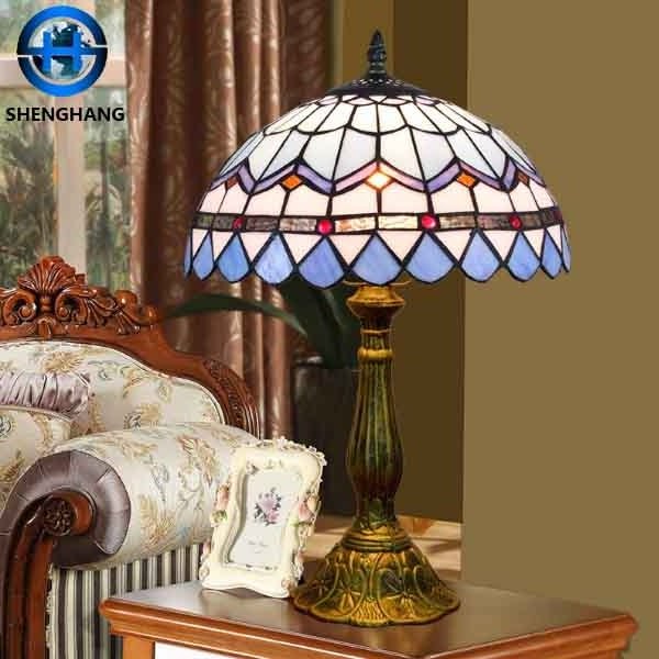 Small Size Bedside Lamps Table art home decorative night light fancy design glass lamp in china