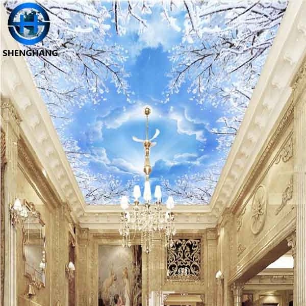 2020 New wallpaper for ceilings bedroom decor 8D Wallpapers sky ceiling ceiling paper beautiful sky wall mural