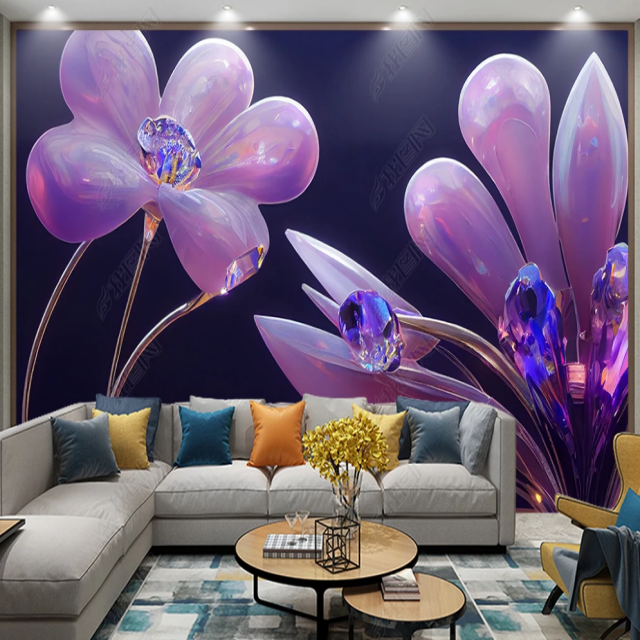 Floral Wallpaper 3D Mural Wallpaper Wall Murals For Home Decoration 3d wallpaper