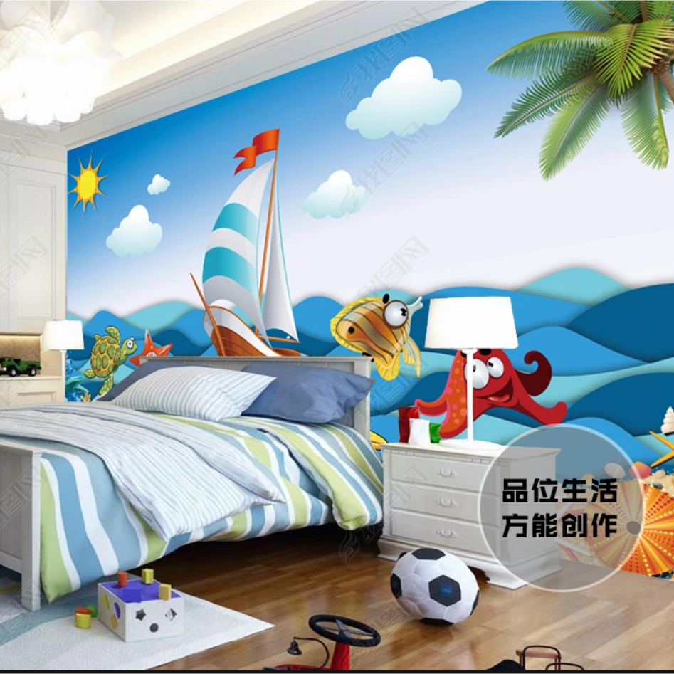 Full customization 3D 5D 8D 16D wall mural, new design wallpaper 3d murals for TV Background