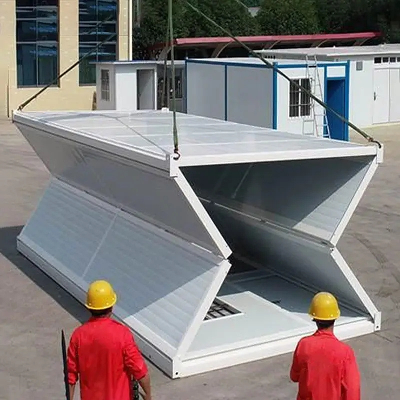 High quality portable container hut folding prefabricated house office