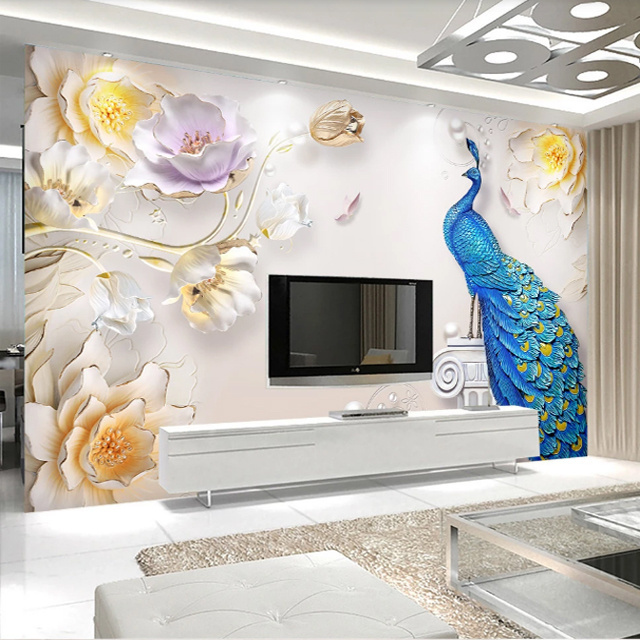 2020 new design mural painting 3d hd wallpaper for living room office wall paper