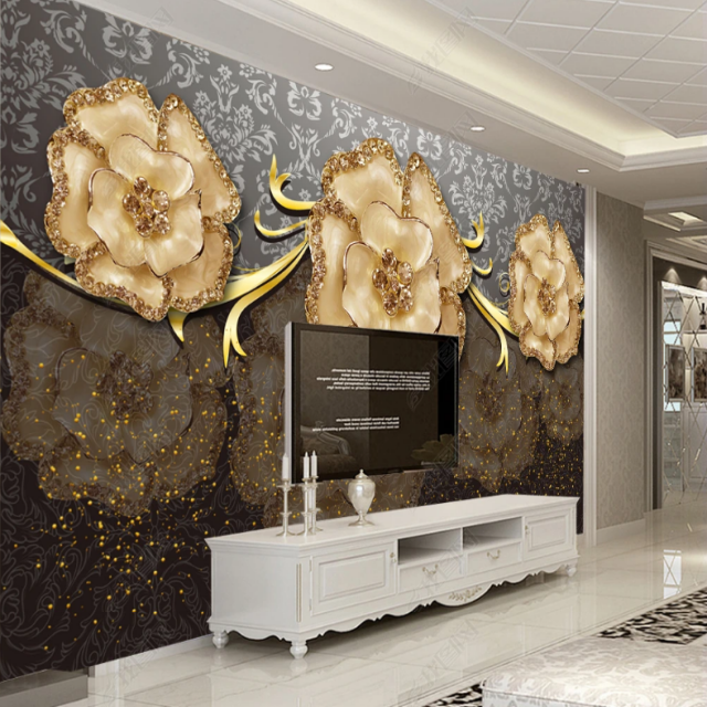 Floral Wallpaper 3D Mural Wallpaper Wall Murals For Home Decoration 3d wallpaper