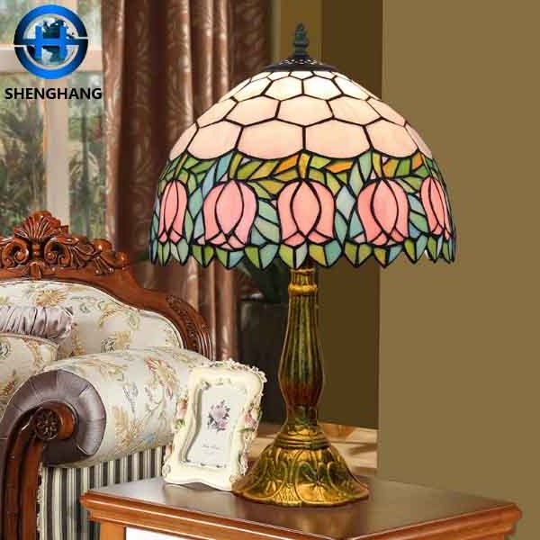 Small Size Bedside Lamps Table art home decorative night light fancy design glass lamp in china