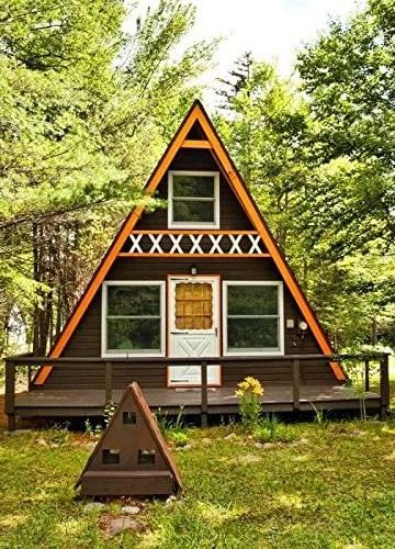 A-Frame Cabin Plans 24' x 21' Two Story A Frame Cabin Vacation Tiny House container house