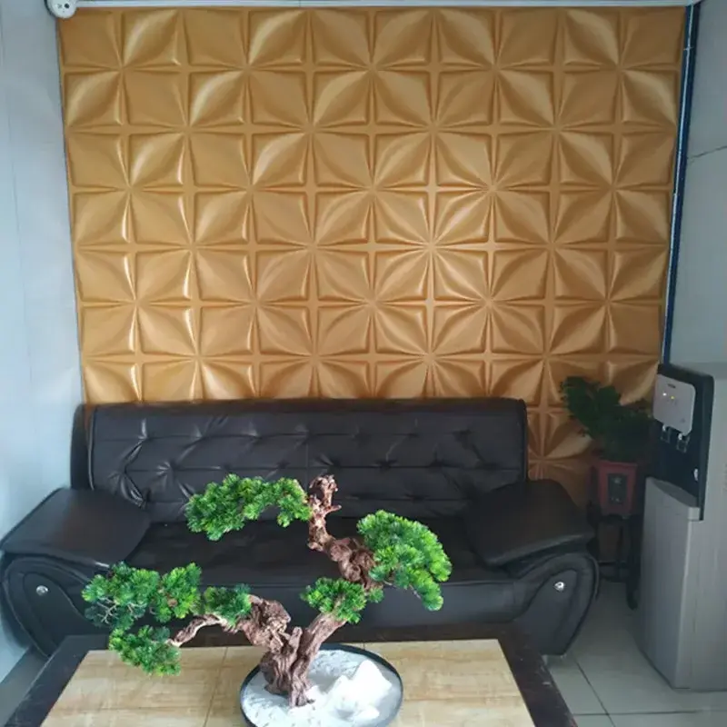 SH Interior Waterproof Material Solid Pine Wood Wall Board Pvc Cladding Decorative Wooden Panels