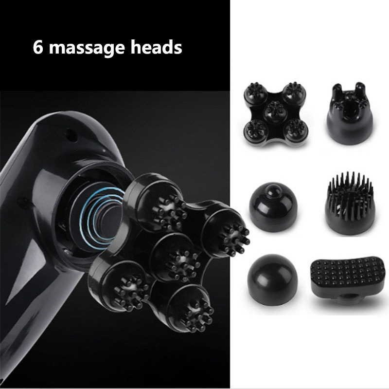 Rechargeable Deep Tissue Cordless Percussion Therapeutic Handheld Massager for Full Body Pain Relief Electric Massage Hammer