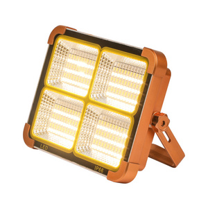 Outdoor 1000w 12000mAh Battery USB Emergency IP65 Waterproof Solar Panel LED Flood Light