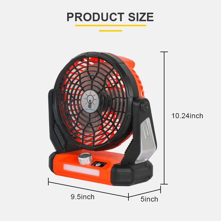 Portable Solar Panel Multifunctional 4W Rechargeable Movable Small Fan With Emergency Light Remote Control