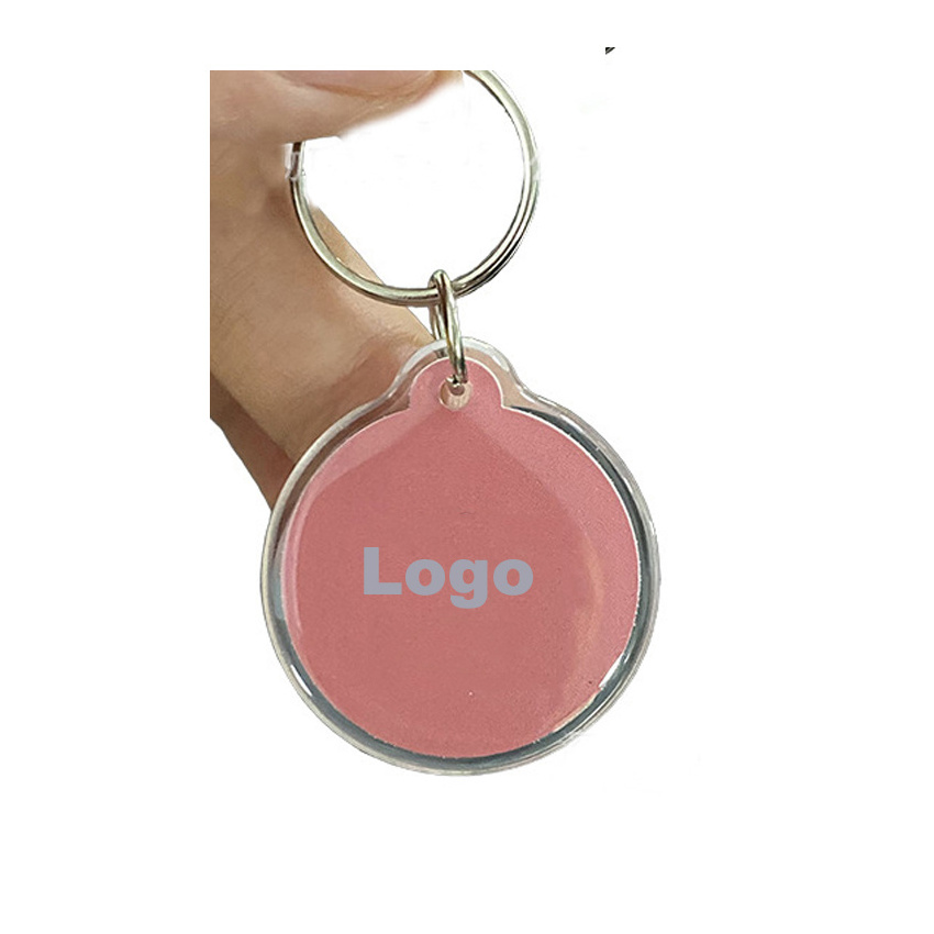 Waterproof round shaped 30mm tag nfc pet nfc tag qr code dog tag