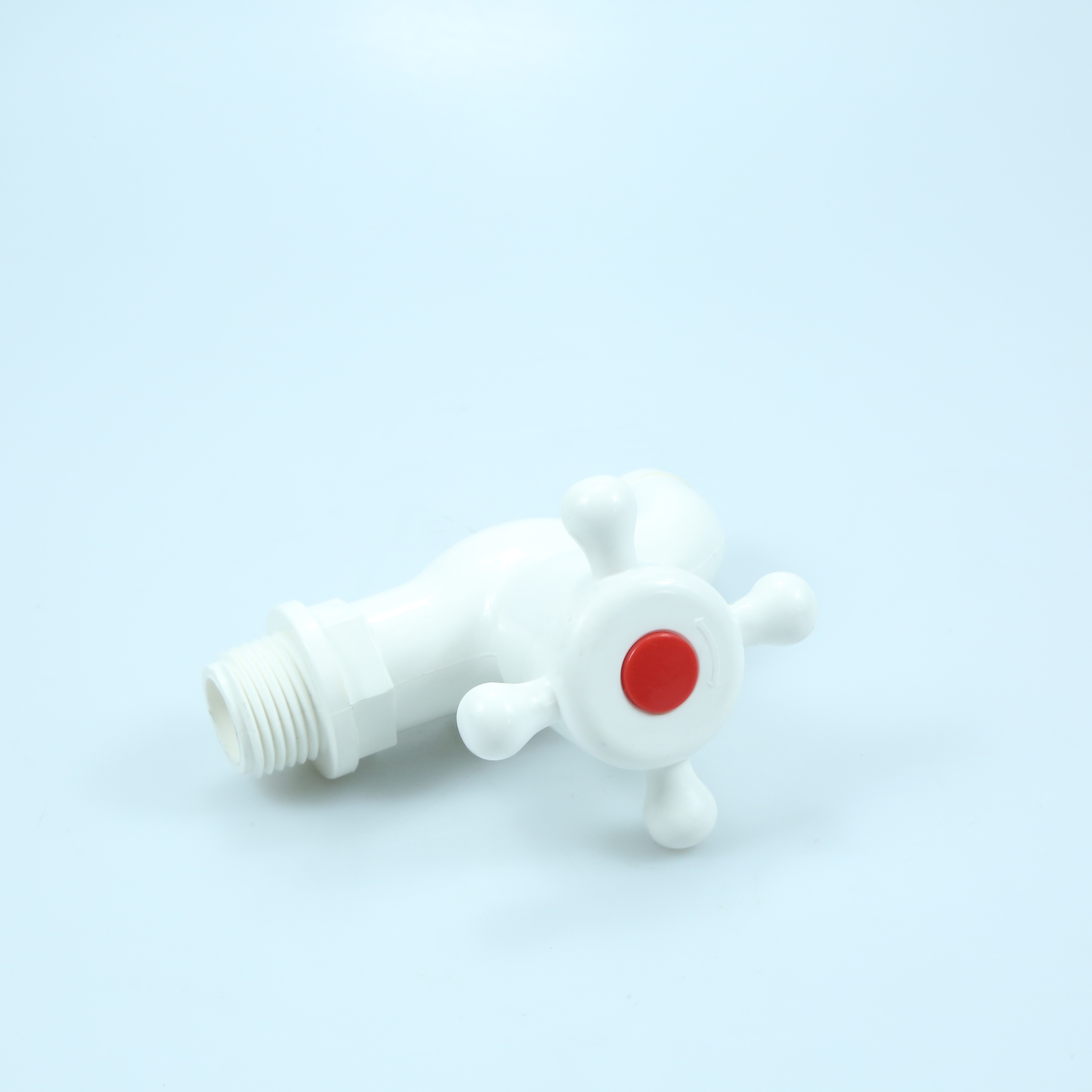 PVC plastic bibcock tap white garden faucet for washing machine