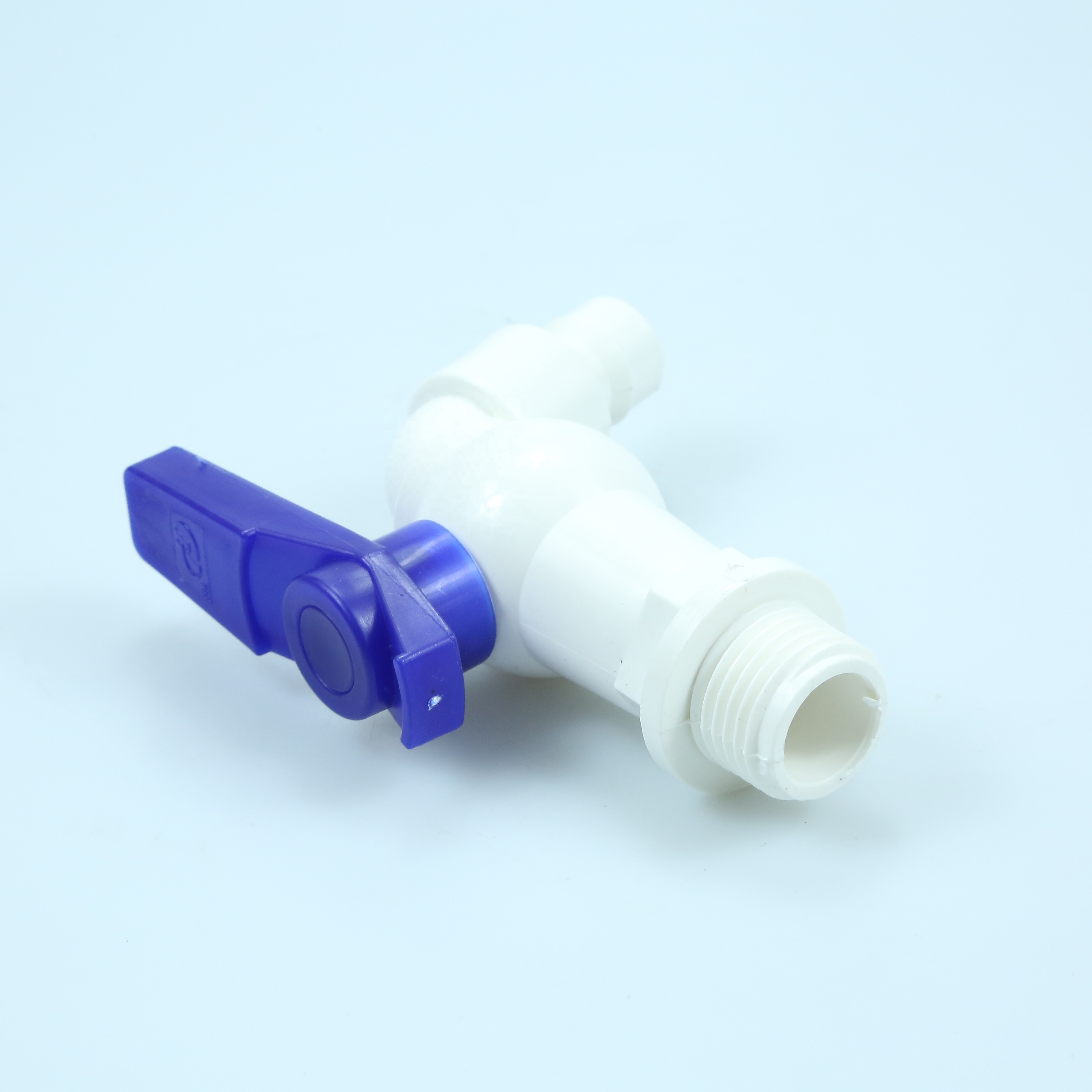 PVC white garden faucet washing machine health water taps plastic bibcock pipe fittings water tapdoblue faucet Angle valve