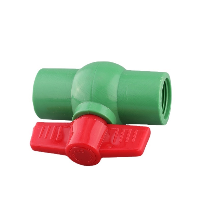 Factory wholesale plastic sleeve duplex pipe fitting ppr ball valve for water Project  1 2 4 inch size