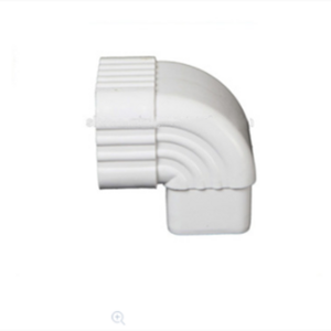 Nigeria 5.2 inch Roof PVC Rainwater Gutter and Downspout Fittings 90 degree downspout elbow