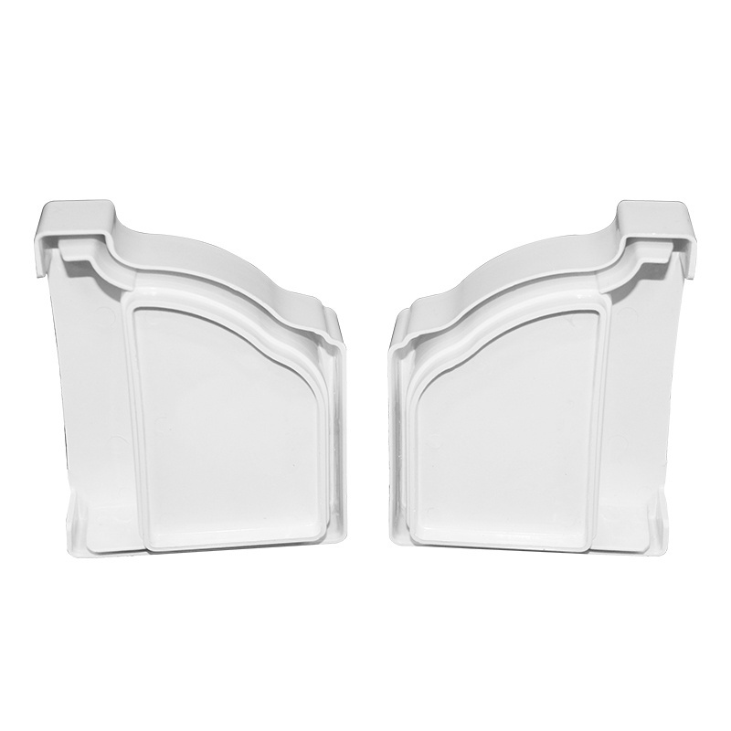 Top Quality Pvc Gutter stop end cap 5.2inch pipe fitting roof system  plastic  Gutter Fitting