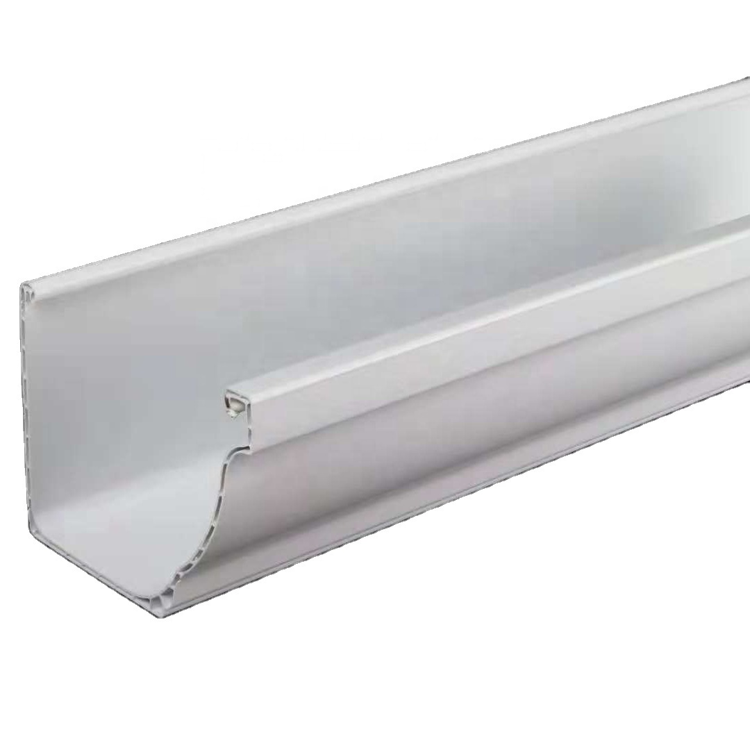 Building material export low price half round water aluminum rectangular gutter rainwater gutter system