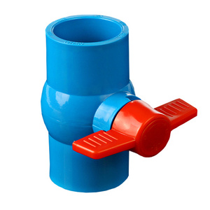 High quality plastic gate valve plastic cpvc America size white ball valve with best service