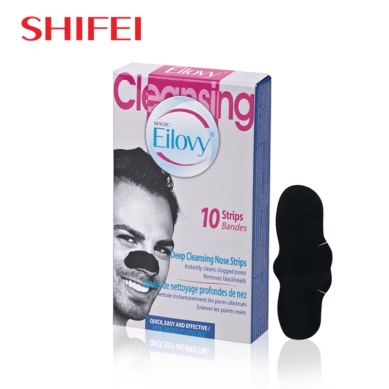 Factory Bulk Price Customize Private Label Oversize Deep Cleansing Charcoal Nose Strips Blackhead Removal Nose Pore Strips