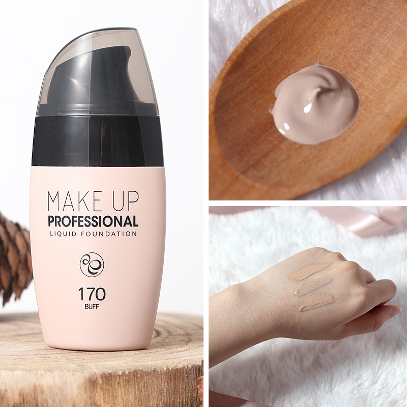 LAIKOU 30ml Professional Makeup Liquid Foundation Natural Whitening Moisturizing Concealer Oil Isolation Foundation