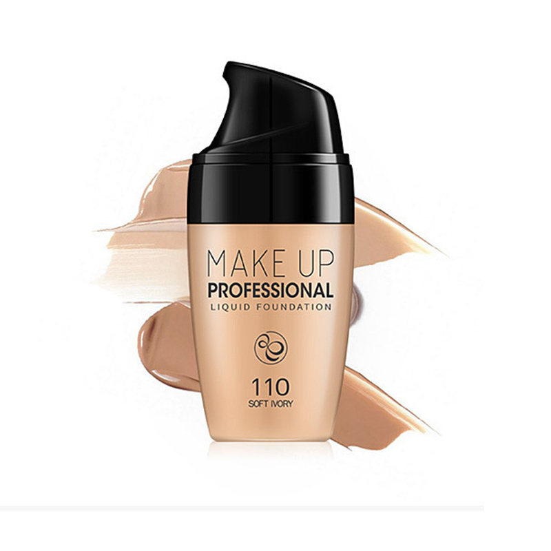 LAIKOU 30ml Professional Makeup Liquid Foundation Natural Whitening Moisturizing Concealer Oil Isolation Foundation