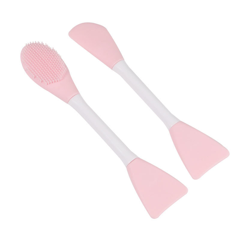 Silicone Fan Brush Makeup Spatula Scraper Face Masking Applicator for Foundation Essential Oils Lotion Beauty Tools