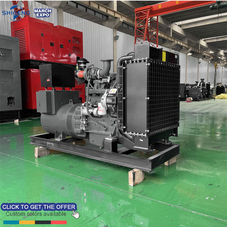 50kw  Cummins diesel generator AC 3 phase 4BTA3.9-G2 diesel generator portable brushless alternator price