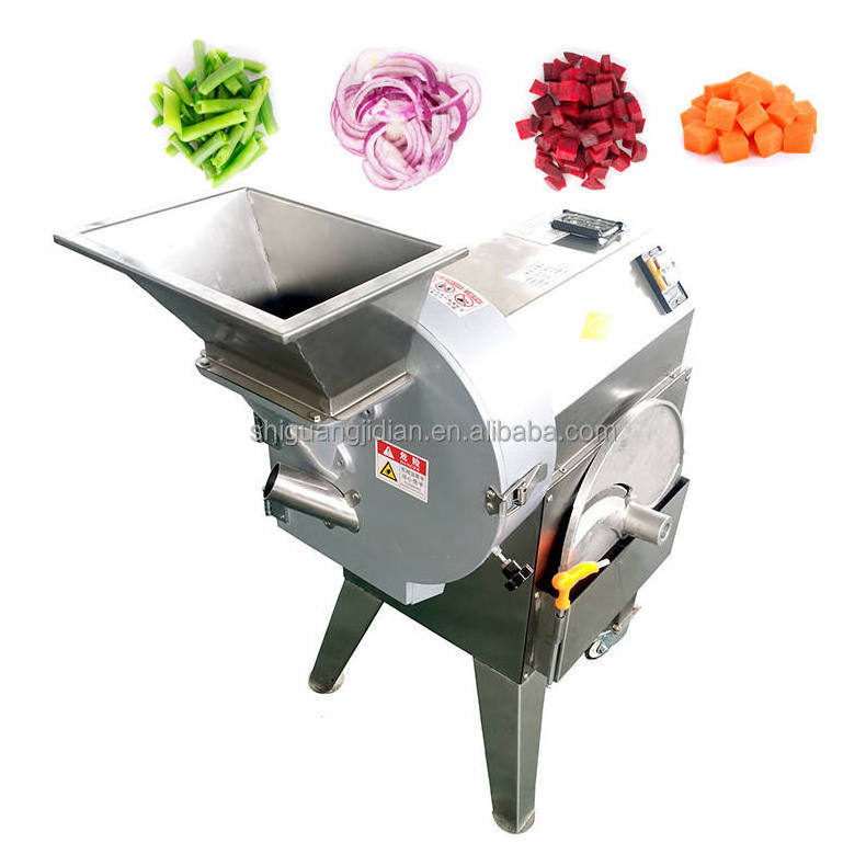 Multifunction Fruit and Vegetable Processing Cabbage Carrot Potato Onion Parsley Celery Cutting Cube Shred Slice Diced Machine