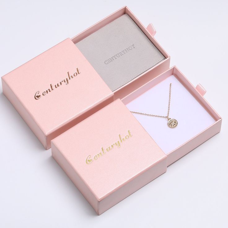 Custom Logo Cardboard Jewelry Gift Bag Necklace Drawing Box Package Slide Drawer Paper Box with Foam for Jewelry Packaging