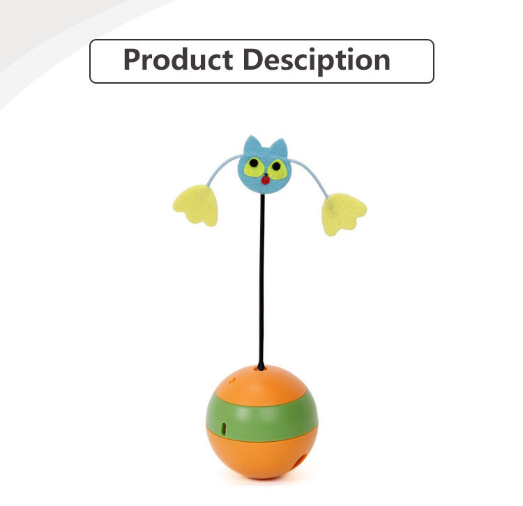 Funny Cat Stick Tumbler cat toys food dropping ball cat pet leakage food toy ball pet food toy