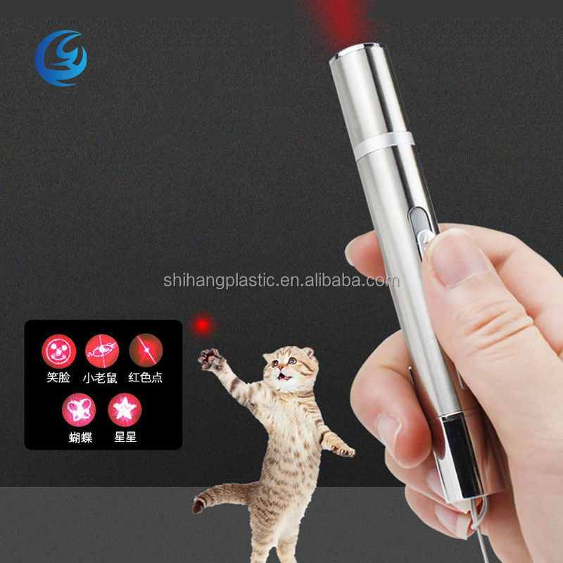 Pet Toy USB Rechargeable Mini Flashlight Red LED Laser Pointer Funny Cat Pen Funny Cat Chaser Stick Pet toy