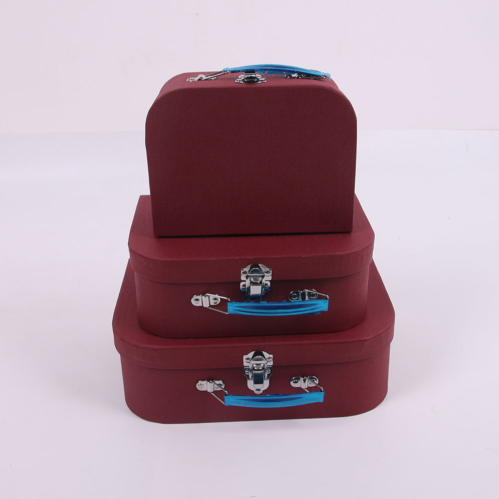 8024 Shihao high quality special paper suitcase gift box with lock