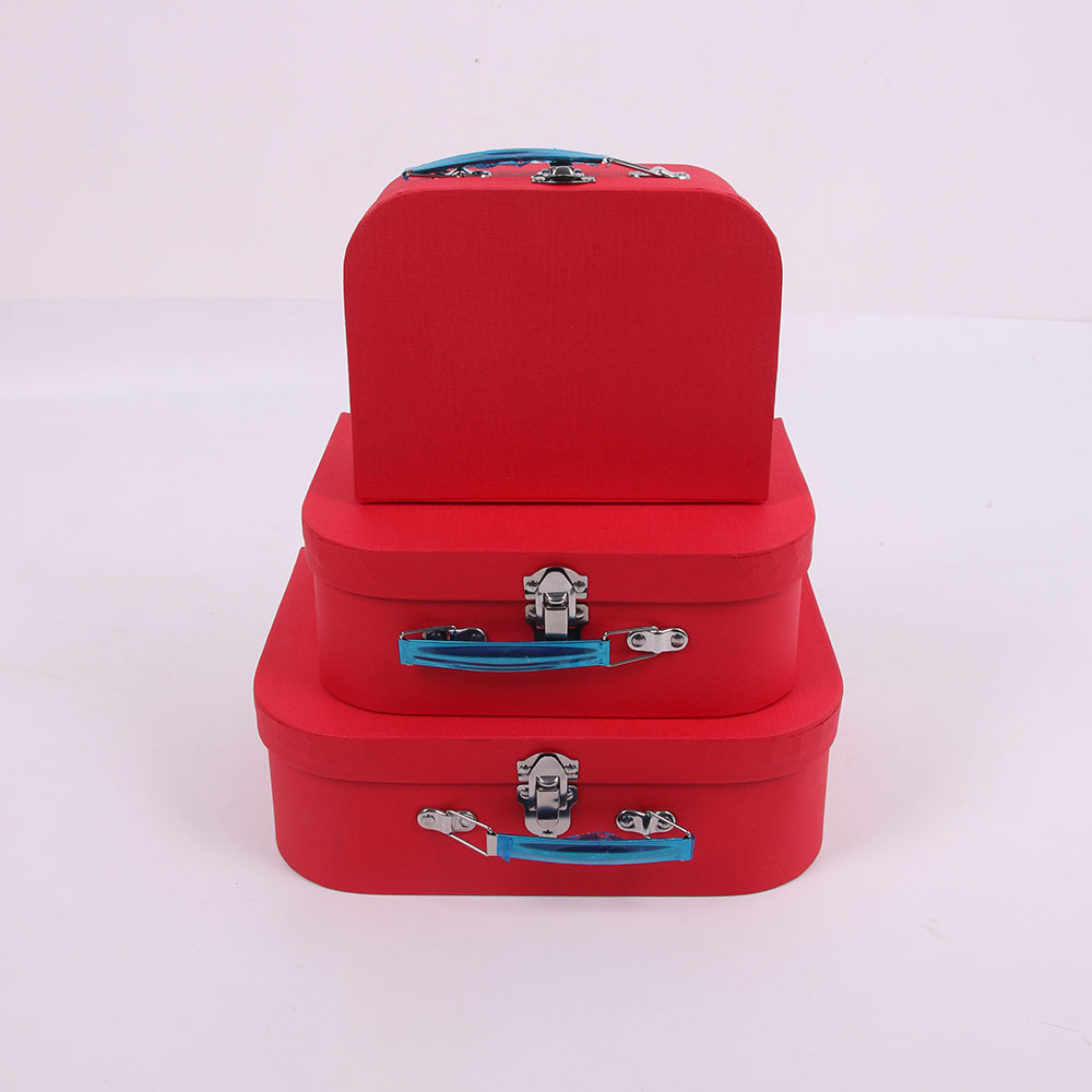 8024 Shihao high quality special paper suitcase gift box with lock