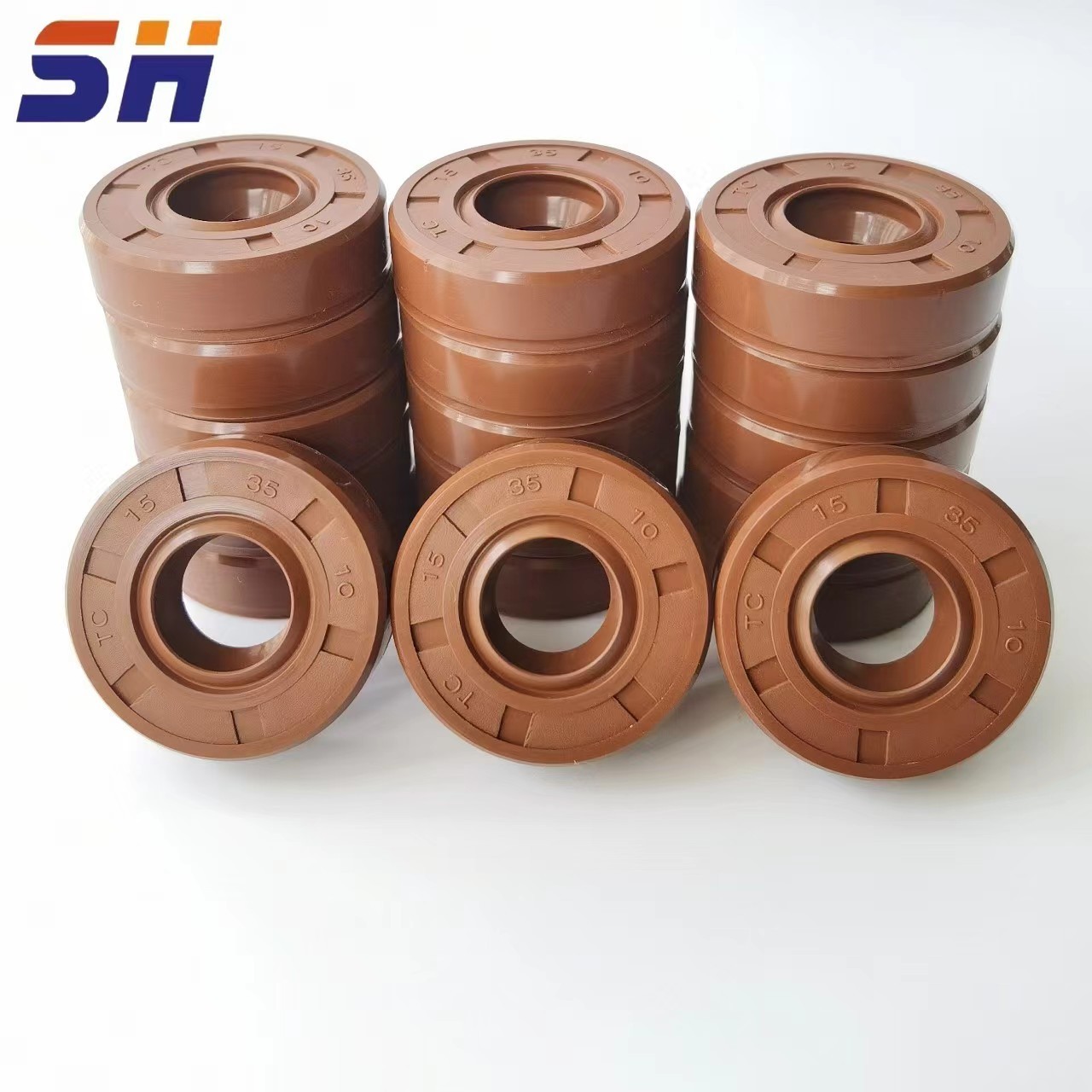 manufacturers any type Brown Tc FKM 5*17*10 Factory Price High Quality TC Skeleton Nbr/Fkm Rubber Oil Seal