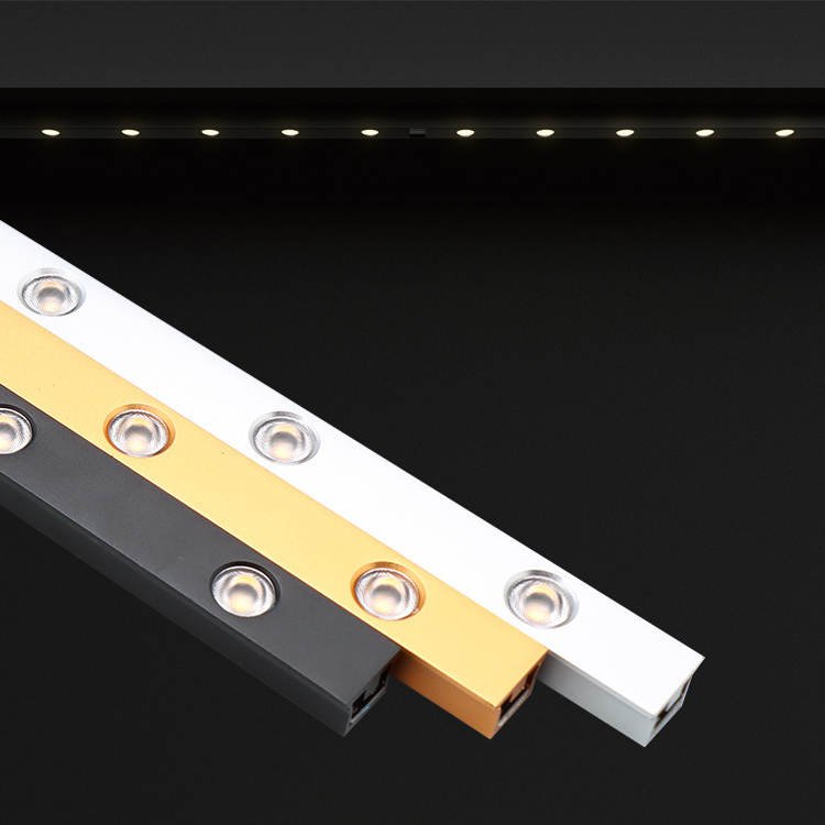 Free Sample New Arrivals Living Room Ultra Thin Dc24 48v Smd Aluminum 8w Indoor Commercial Led Linear Magnetic Track Light