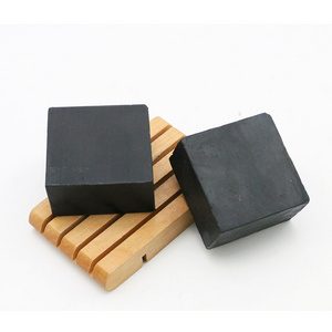 lightening artisanal niacinamide natural nigerian Black Bamboo charcoal Soap for women black