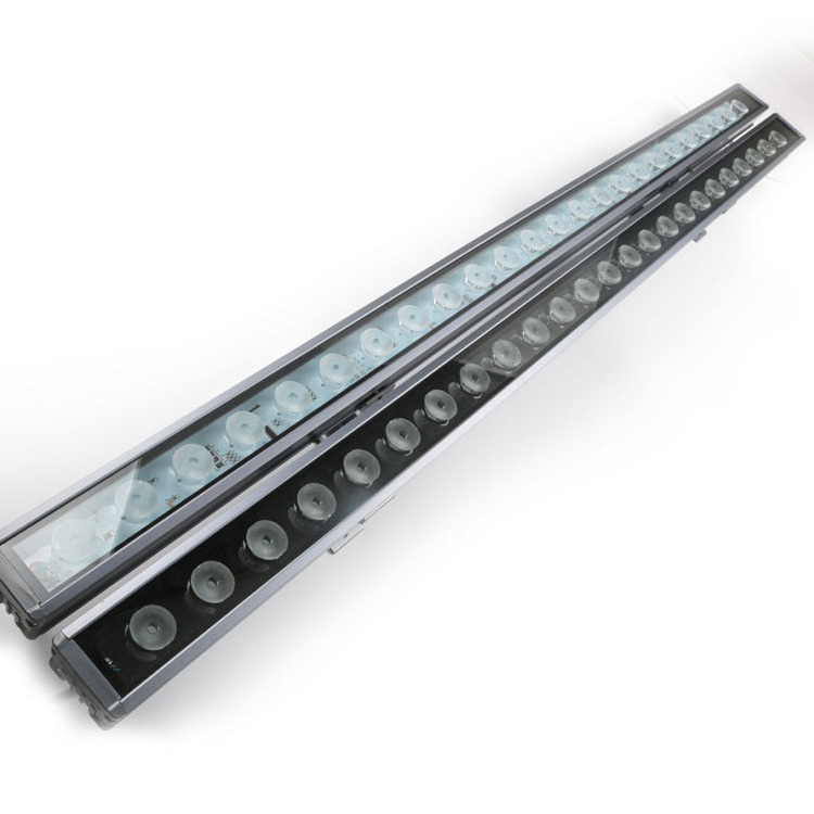 Trade assurance outdoor facade lighting led bar dmx led light bar IP65 RGBW led wall washer light