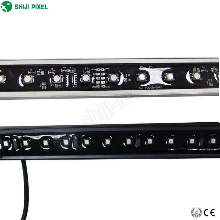 Trade assurance 48 leds DMX Music control led  bar light dj disco color changing led light